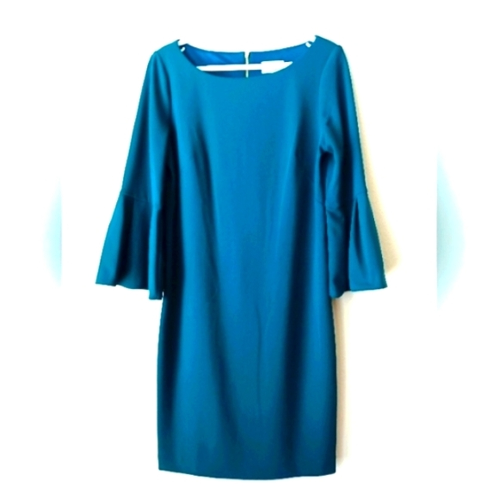 Eliza J Green Short Long Sleeve Dress Size 10 Women Pre-owned